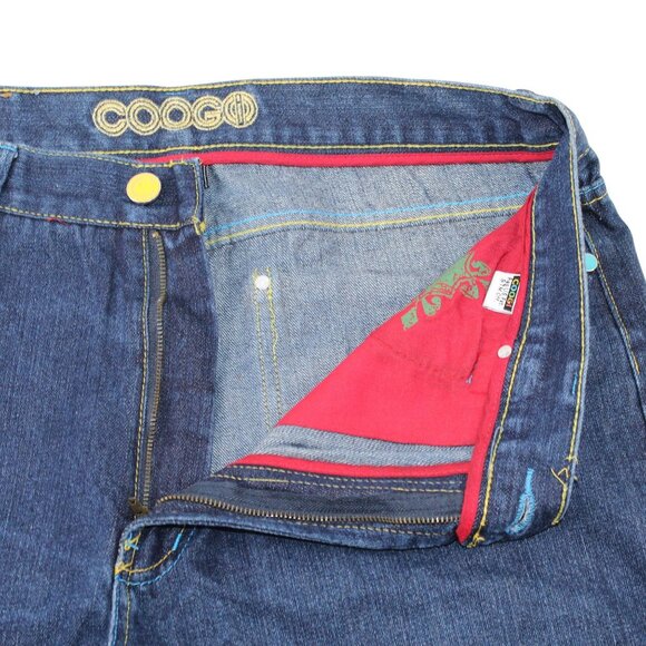 Vintage Coogi Mens 36 X 30 Golden Eagle Wings Embroidered Denim Jeans Streetwear - Picture 13 of 16
